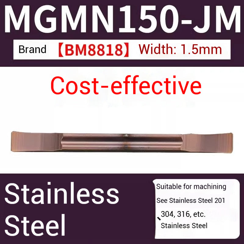 1031-CNC grooving cut-off inserts lathe end face clamp cutter grain mgmn300-m steel parts stainless steel cutter head Shandong Denso Pricision Tools Co.,Ltd.